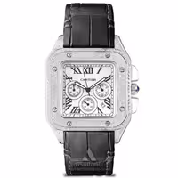 ساعت مردانه کارتیه Cartier Santos 100-2878