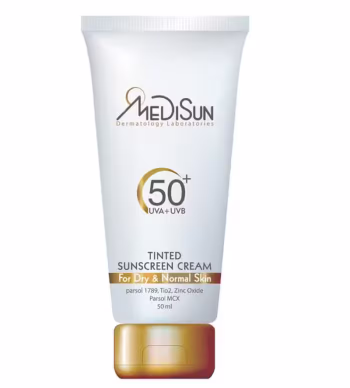 کرم ضد افتاب پوست خشک SPF50 مدیسان