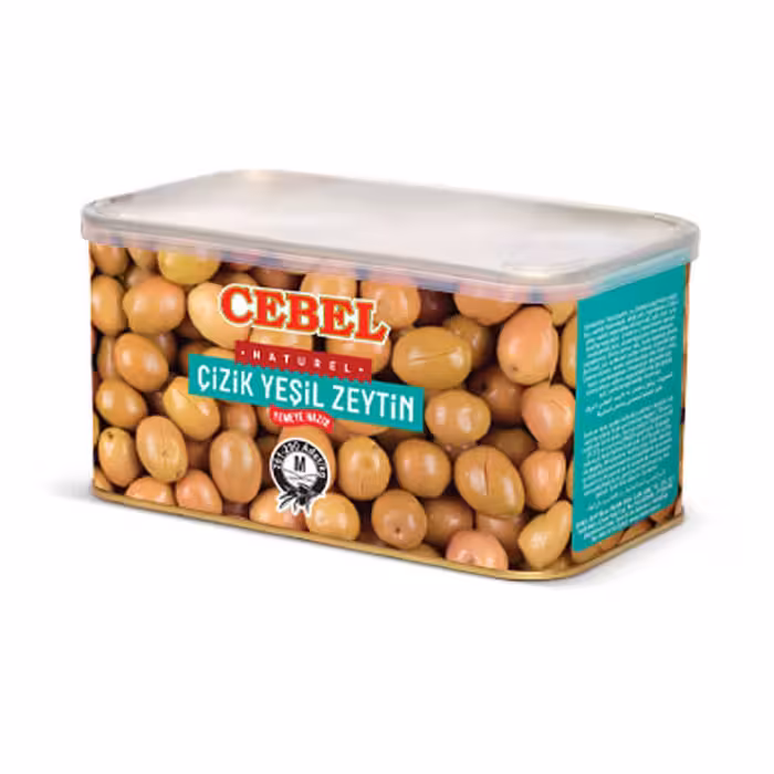زیتون شور Çizik Yeşil Zeytin جبل - 700 گرم
