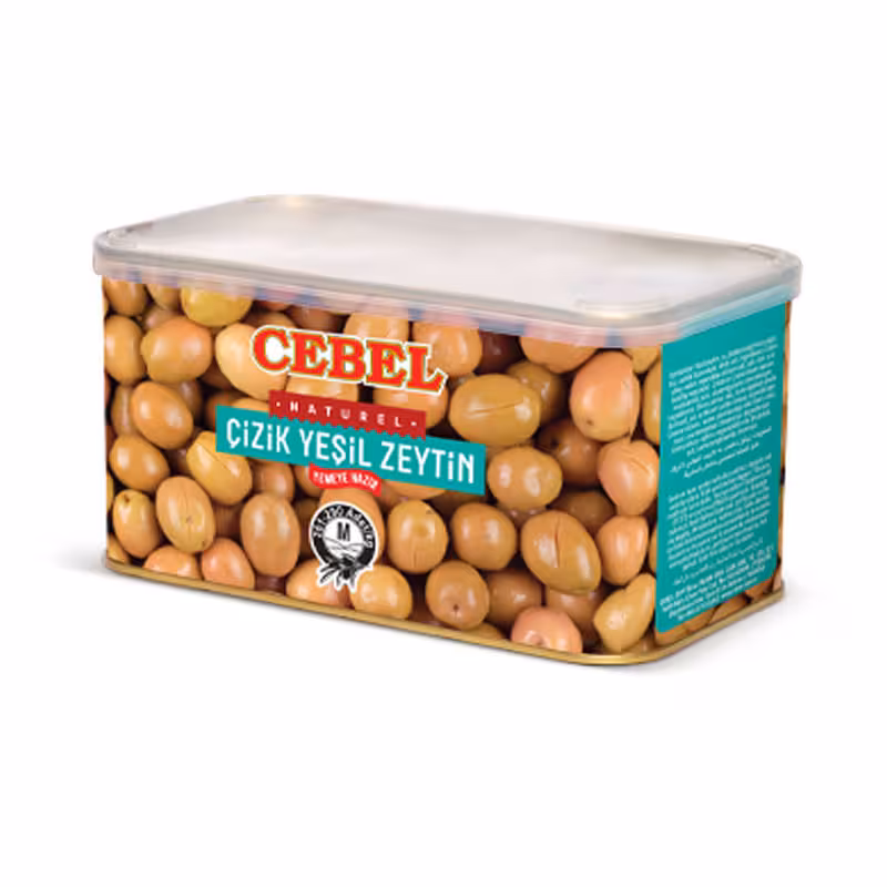زیتون شور Çizik Yeşil Zeytin جبل - 700 گرم