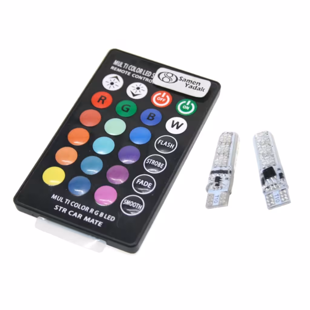 لامپ LED مدل RGB کنترل دار
