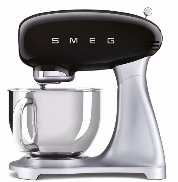 همزن اسمگ پایه استیل مشکی مدل Smeg SMF02BL