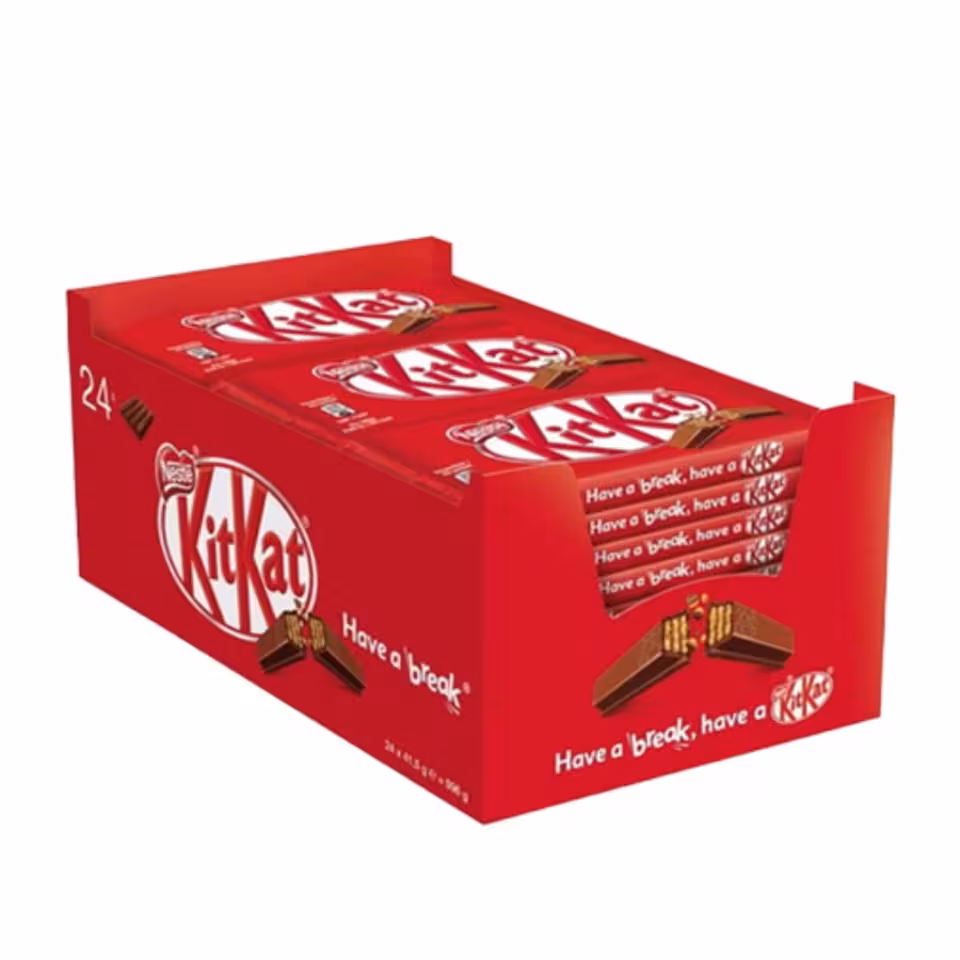 شکلات کیت کت چهار انگشتی باکس 24 عددی (42 گرم ) kitkat