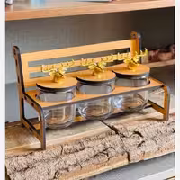 بانکه 3 تایی نیمکت هوم دکس | amazonchi