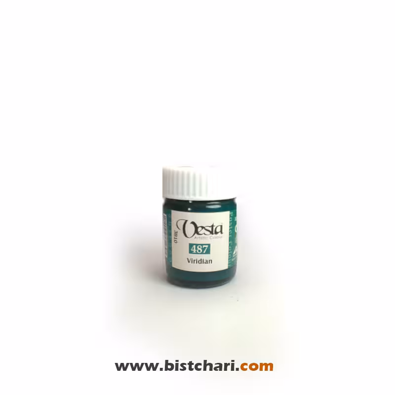 گواش رنگ Viridian کد 487 حجم 30 ml برند وستا Vesta