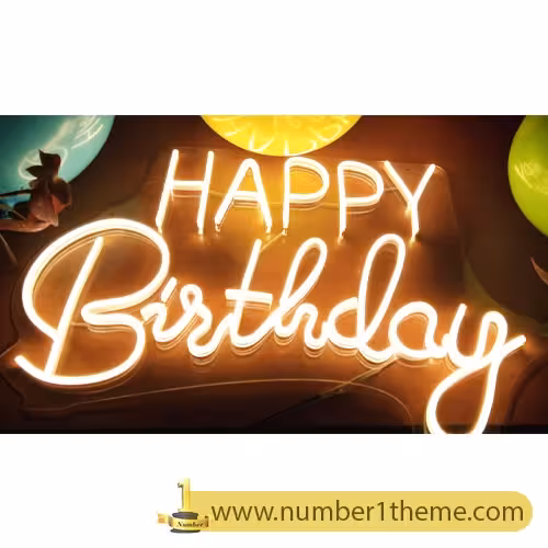 استند نئونی هپی کوچک