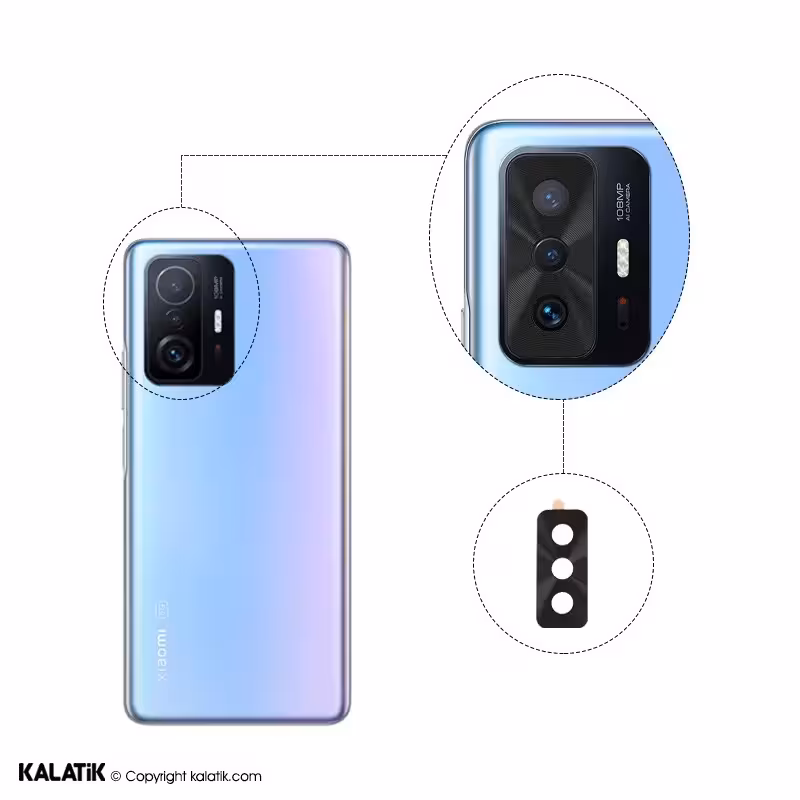 محافظ لنز دوربین مدل AK برای گوشی موبایل Xiaomi 11T/11T Pro