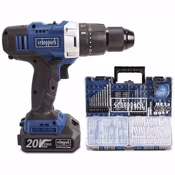 دریل چکشی شارژی 20 ولت شپخ با مته و پیچگوشتی DTB20ProS - ابزار یراق