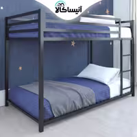 تخت خواب فلزی دو طبقه آنیسا مدل S180