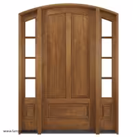 درب ورودی لابی چوبی کلاسیک کد 3026