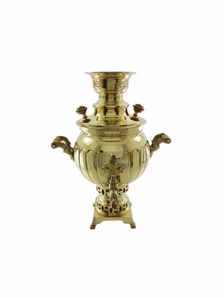 سماور زغالی کد S123 ظرفیت 3 لیتر