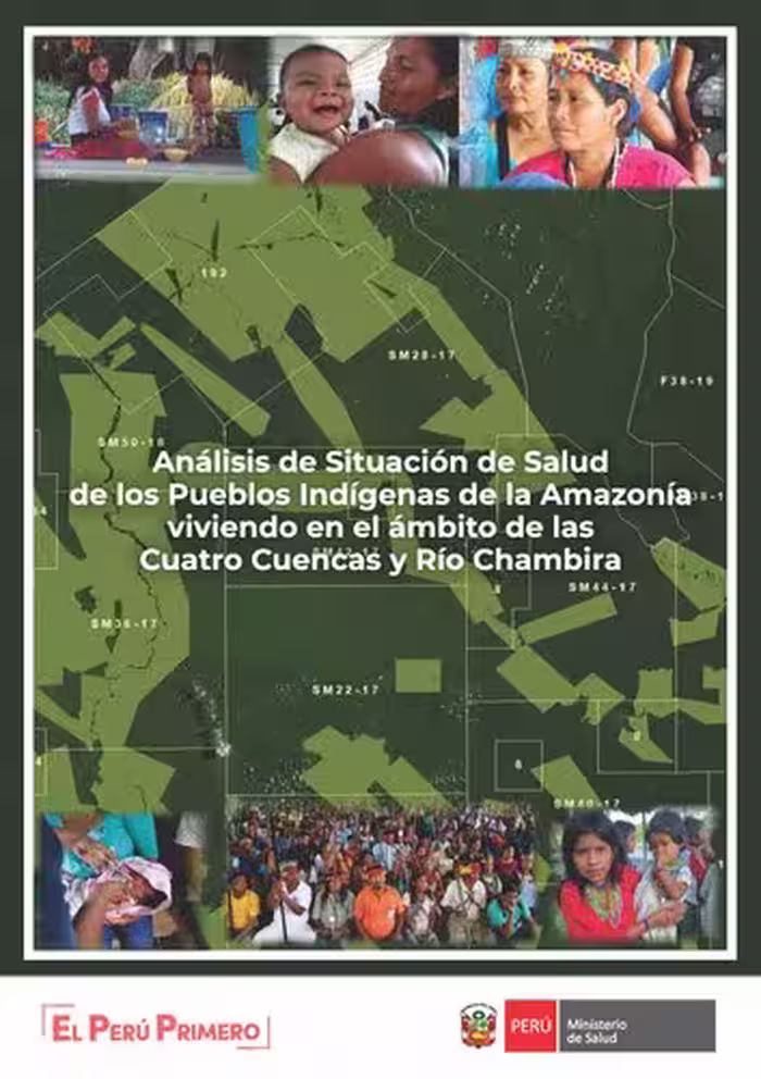 خرید و دانلود نسخه کامل کتاب Análisis de la situación de salud de los pueblos indígenas de la Amazonía viviendo en el ámbito de las Cuatro Cuencas y Río Chambira