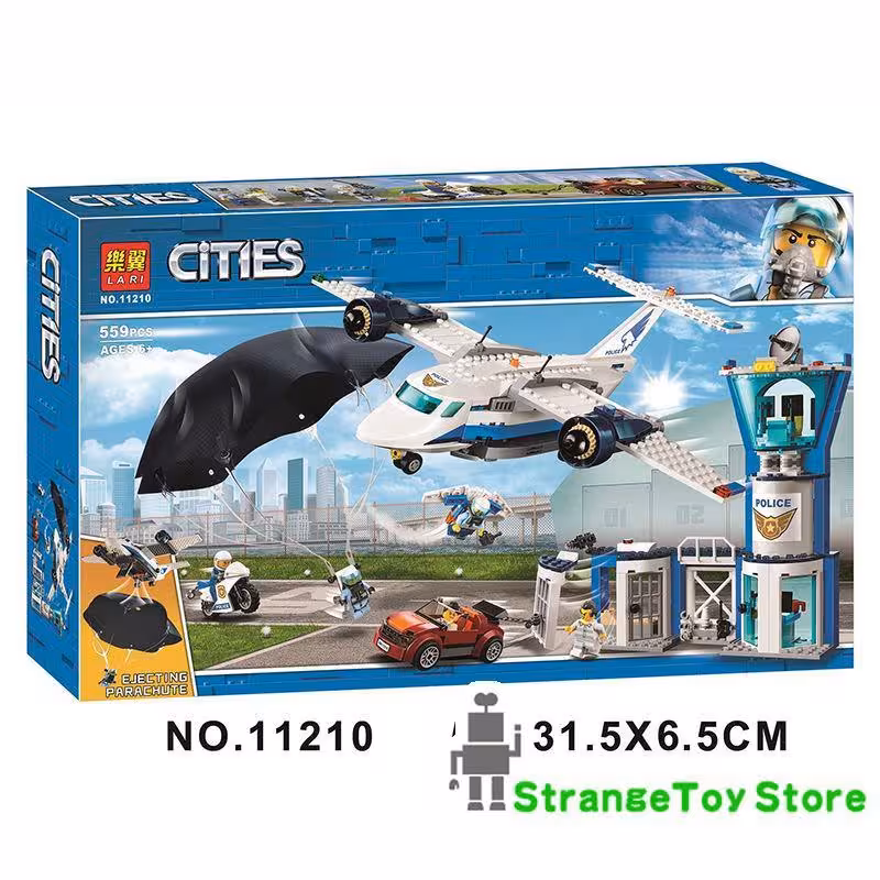 لگو تعقیب و گریز هواپیمای پلیس کد 11210