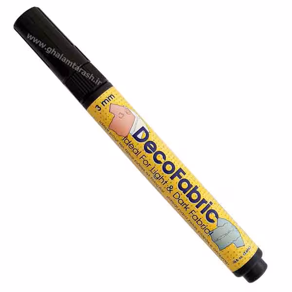 ماژیک پارچه مشکی ماروی یوشیدا (مدل DecoFabric)