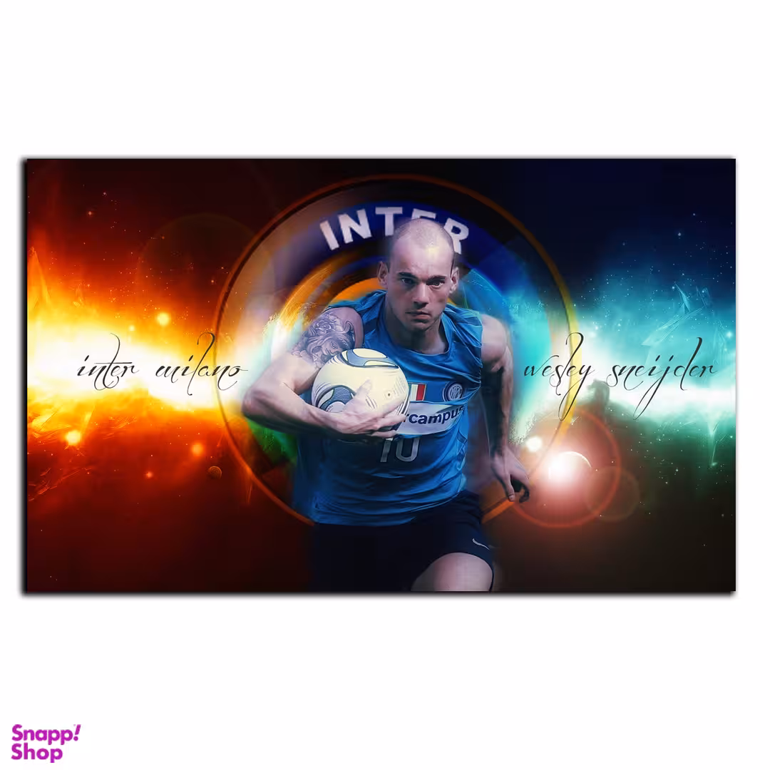 تابلو شاسی بکلیت طرح بازیکن فوتبال وسلی اسنایدر تیم اینتر میلان مدل SH-S6655
