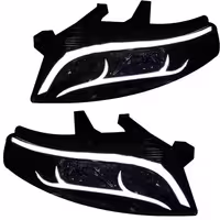 خرید چراغ جلو اسپرت سمند سورن مدرن مدل Deer سفید دوحالته بدون موتور دو عددی | اتوموبی