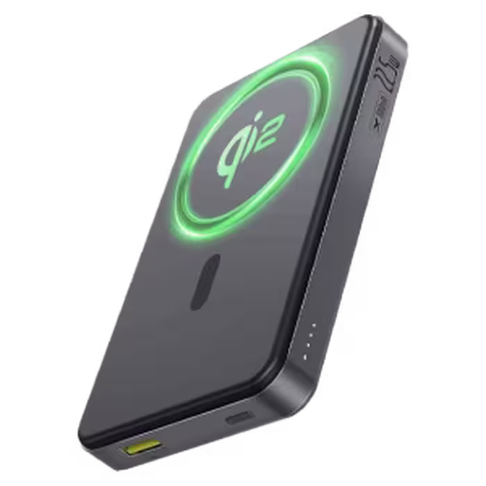 پاوربانک 10000 مگنتی بیسوس مدل Airpow 2 Qi2 توان 22.5 وات