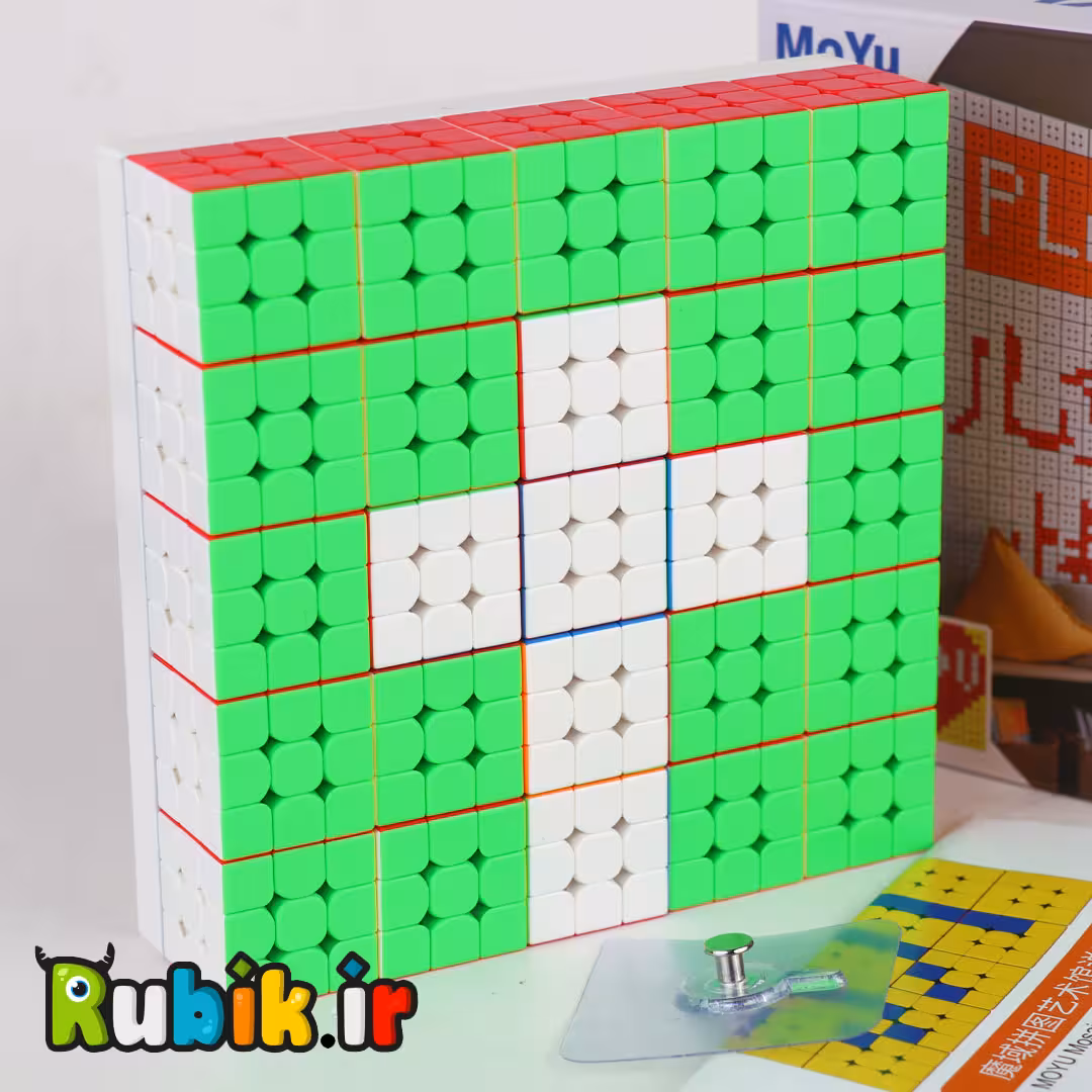 ساخت چهره با روبیک مویو پک 25 عددی