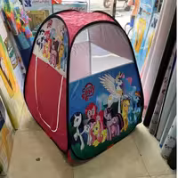 چادر بازی کودک طرح پونی اسب شاخ دار با فیلم محصول