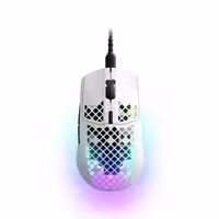 ماوس گیمینگ باسیم استیل سریز مدل AEROX 3 White