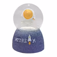 گوی مدل برفی ریز چراغ دار طرح فضانورد 3329