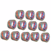 چسب پهن رابو مدل Red Blue عرض 5 سانتی متر بسته 12 عددی