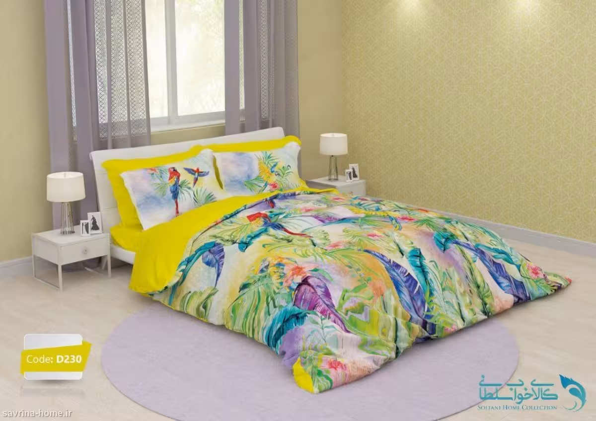 روتختی دو نفره طرح هاوایی برند ترکسان کد D230