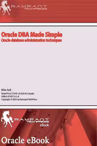 خرید و دانلود نسخه کامل کتاب Oracle DBA Made Simple Oracle Database Administration Techniques