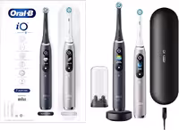 مسواک برقی Oral B آلمان مدل iO 9 دو قلو مشکی - صورتی