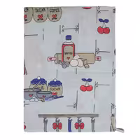 آیلار دستمال شستشو 70×50 طرح پیشبند و وسایل آشپزخانه