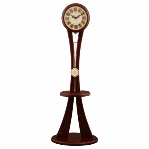 ساعت ایستاده مدرن مدل MF-121-NEW رنگ LIGHT WALNUT و WALNUT و WHITE و BR و CR