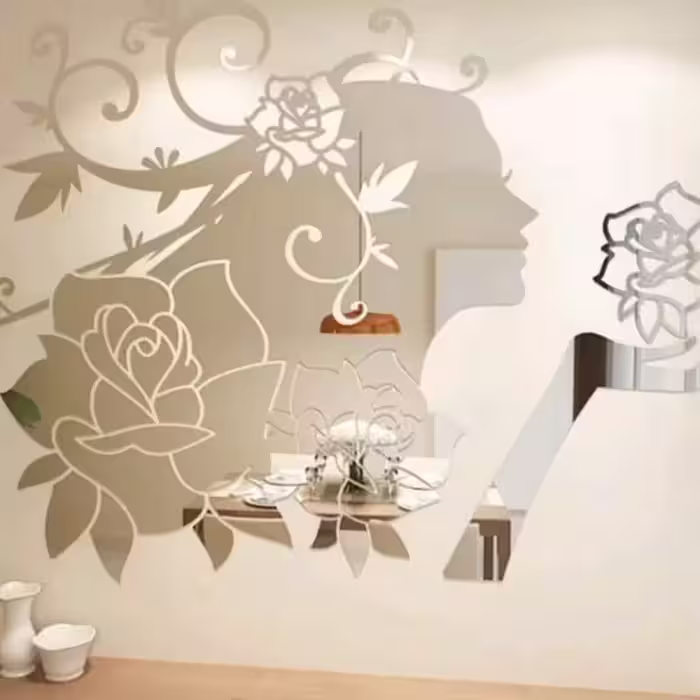 اینه دکوراتیو مدل رخ زیبا