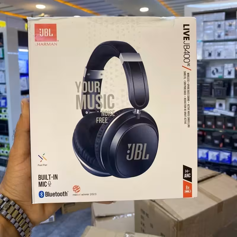 هدفون جی بی ال WIRELESS HEADPHONE JBL LIVE JB400 NC