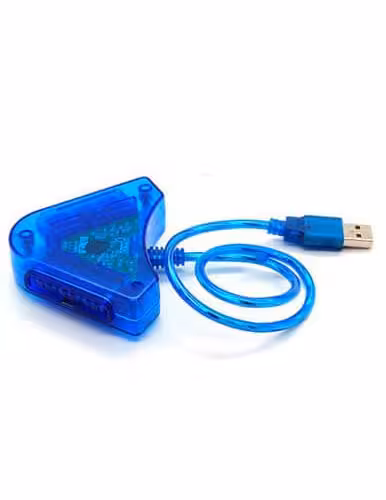 تبدیل دسته بازی PS2 به کامپیوتر (استوک)