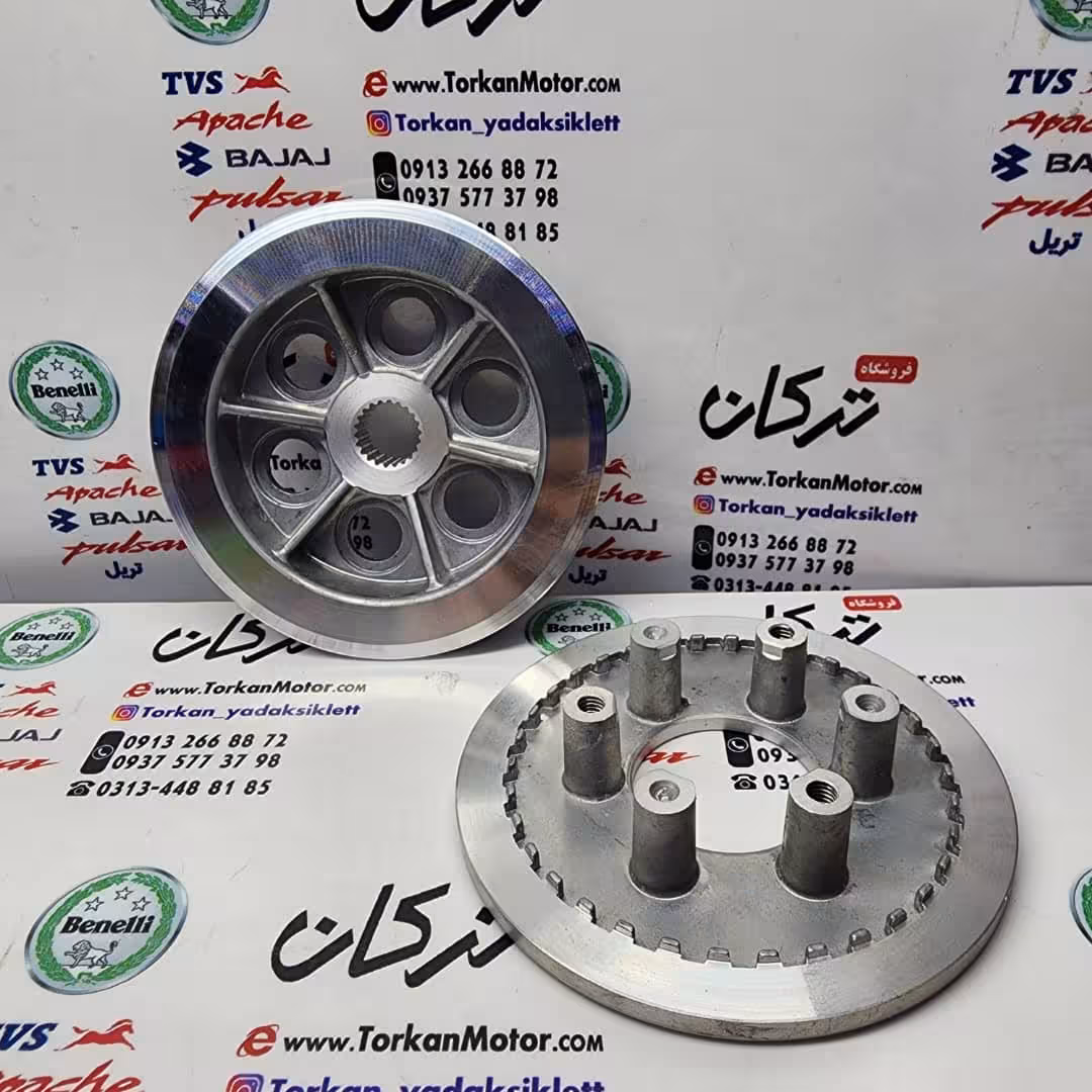 شش شاخ کلاچ زیر و رو موتور tvs راکس و نئو neo 125 شرکتی (جفتی)