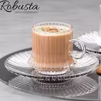 فنجان دسته دار شیاردار دلی گلس DELISOGA