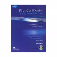 کتاب First Certificate Language Practice ویرایش چهارم (چاپ رنگی انتشارات جنگل، رحلی بزرگ، باکیفیت)