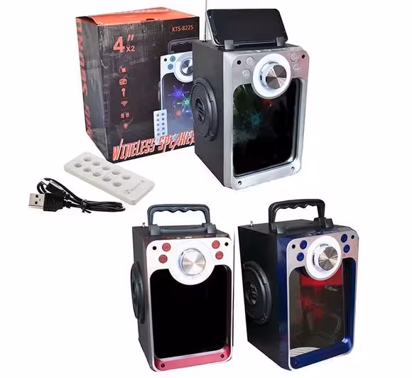 اسپیکر بلوتوثی قابل حمل مدل KTS 822S بلندگو رقص نور اصلی اسپیکر WIRELESS Speaker KTS-822S