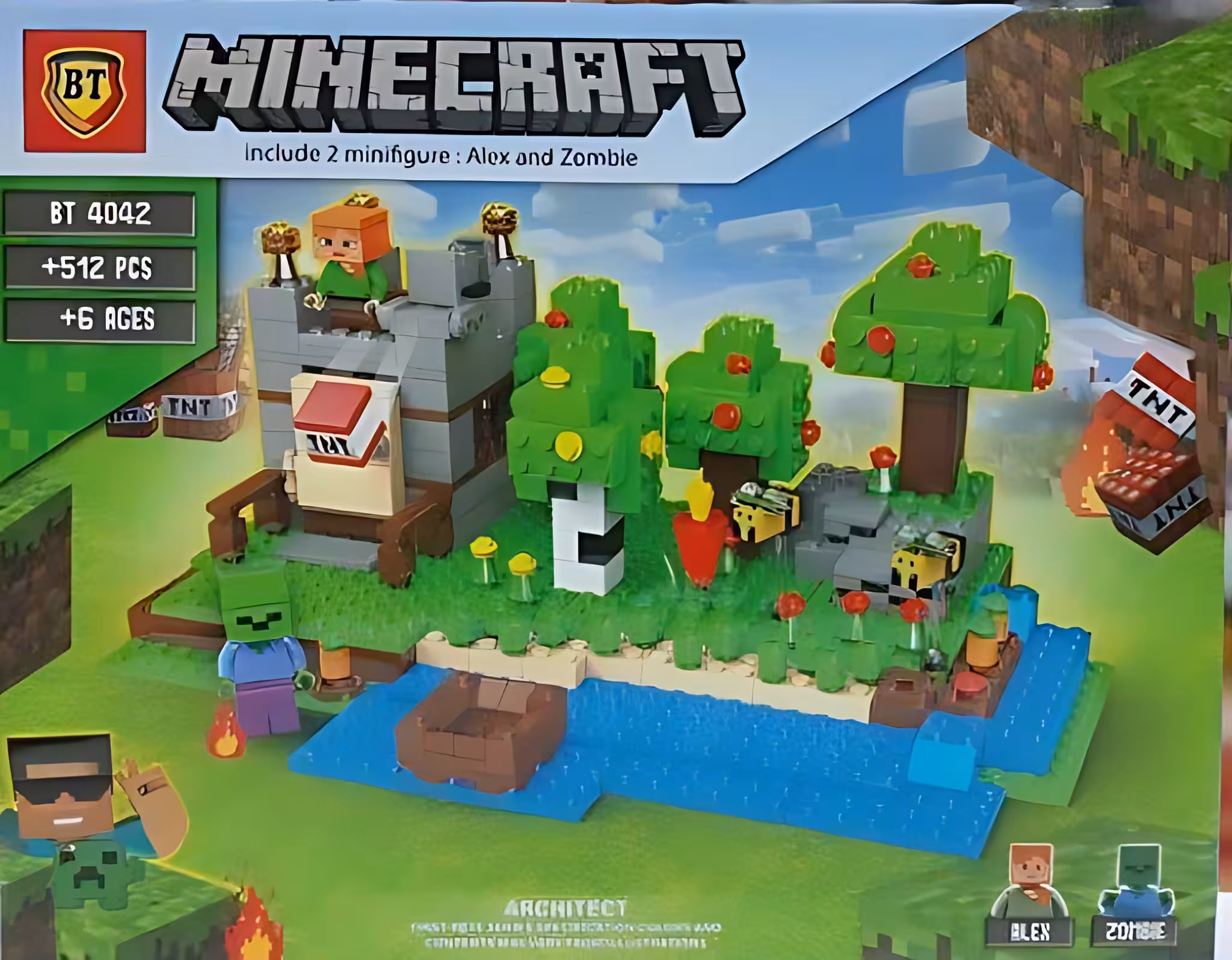 بازی فکری لگو ماینکرافت بزرگ آیتم 4042 512 قطعه