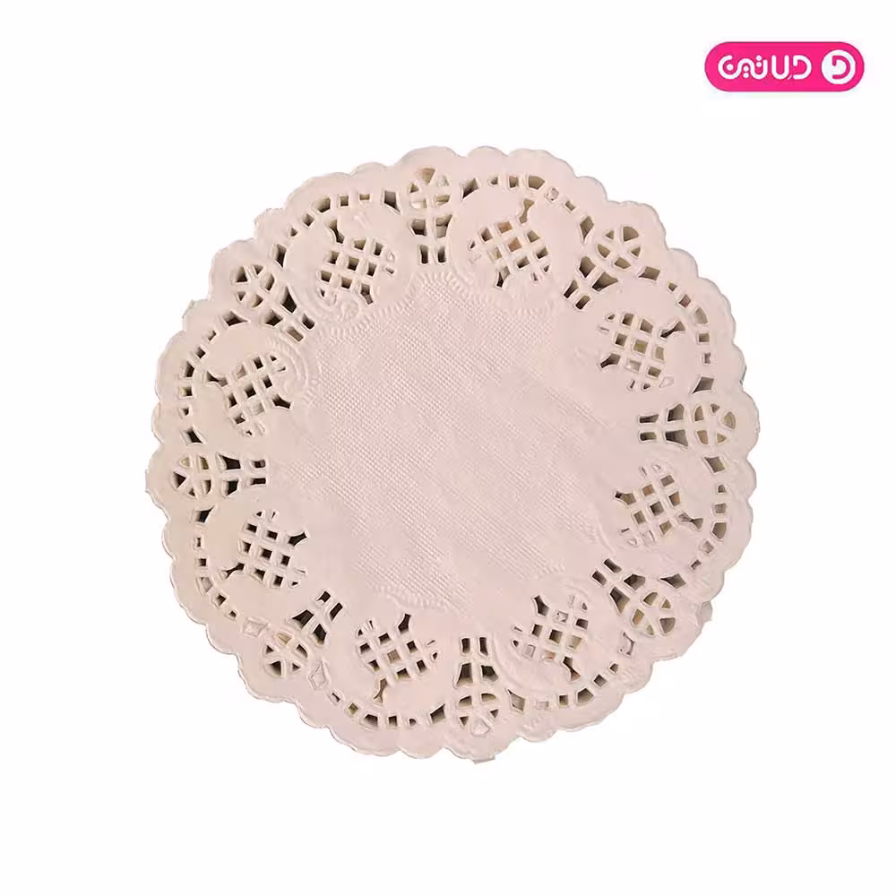 دانتل زیر کیک گرد 12.5سانت 100 عددی