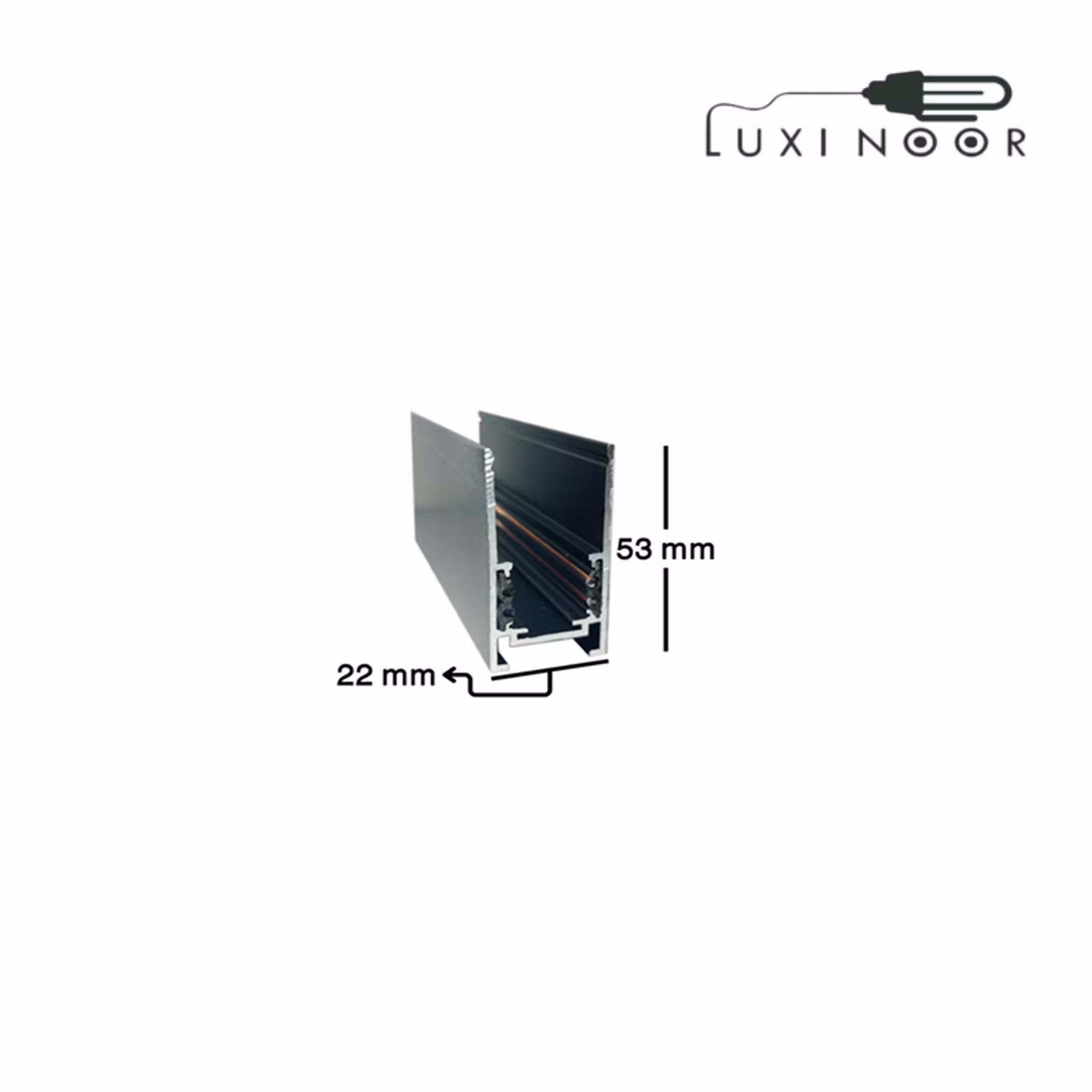 پروفیل چراغ خطی لاینر ریل مگنتی- کد 80