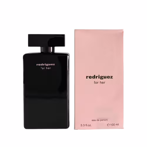 عطر ادکلن زنانه نارسیسو رودریگز زنانه مشکی(جعبه صورتی) فرگرانس ورد | Narciso Rodriguez For Her EDT (Redriguez Fragrance world) حجم 100 میل(شرکتی)