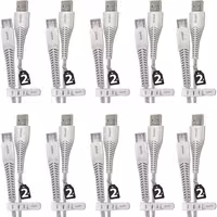 کابل تبدیل USB به MicroUSB بیاند مدل BUM-302LT FAST CHARGE طول 2 متر بسته 10 عددی