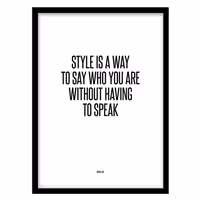 قیمت و خرید تابلو دکوراتیو مدل تایپوگرافی مدرن کد 1307