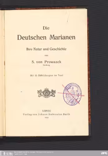 خرید و دانلود نسخه کامل کتاب Die Deutschen Marianen : Ihre Natur und Geschichte