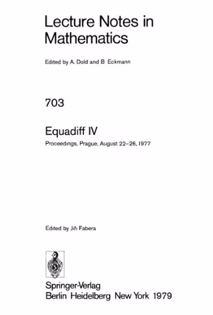 خرید و دانلود نسخه کامل کتاب Equadiff IV: Proceedings, Prague, August 22–26, 1977