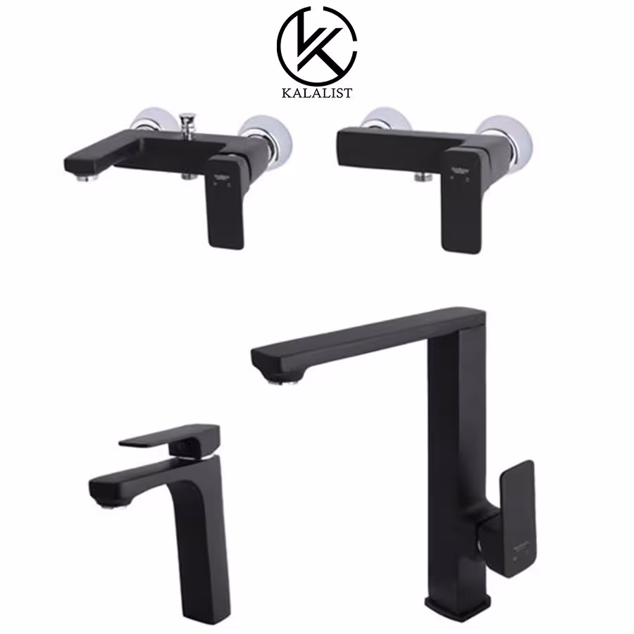 شیرآلات برند راسان مدل گارنت مشکی