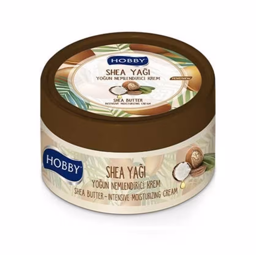 کرم مرطوب کننده دست و صورت هوبی HOBBY حاوی شی باتر حجم 250 میل