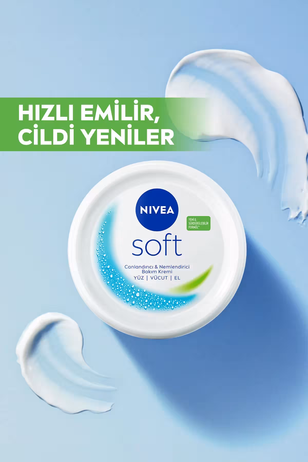 کرم مرطوب کننده سافت نیوا 300 میل Nivea