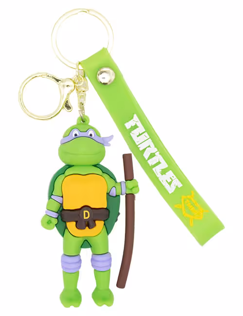 جاکلیدی سیلیکونی فانتزی طرح لاکپشتهای نینجا دوناتلو کد B